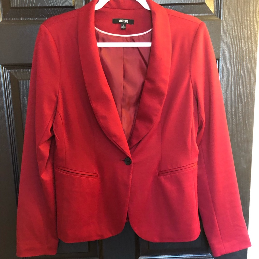 Burgundy dress jacket